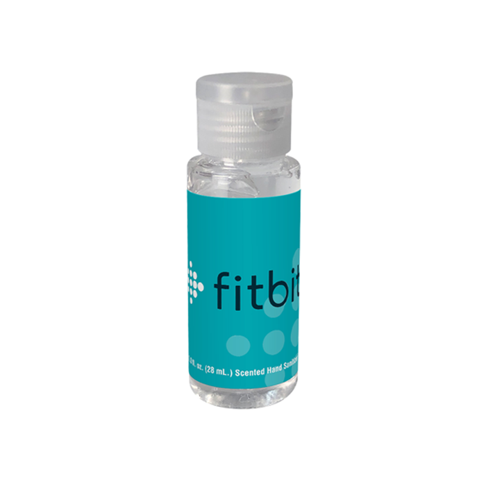 2 oz. Clear Sanitizer in Cylinder Bottle w/Clear Flip Top