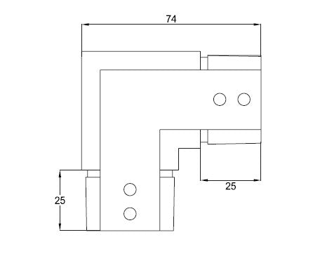 40x30mm GRIPRAIL and90 Degrees JOINER - Image 2