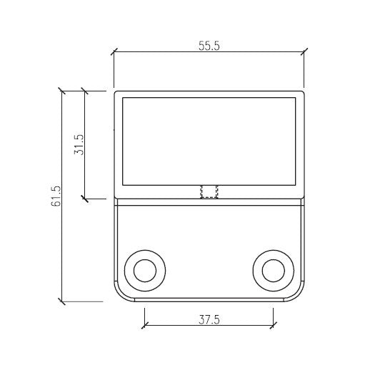 50X25MM EURO WALL PLATE - Image 2
