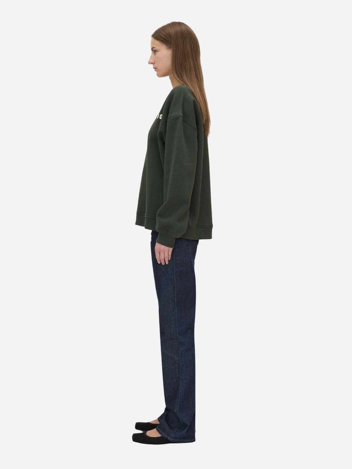 Anca Graphic Sweater - Bottle Green
