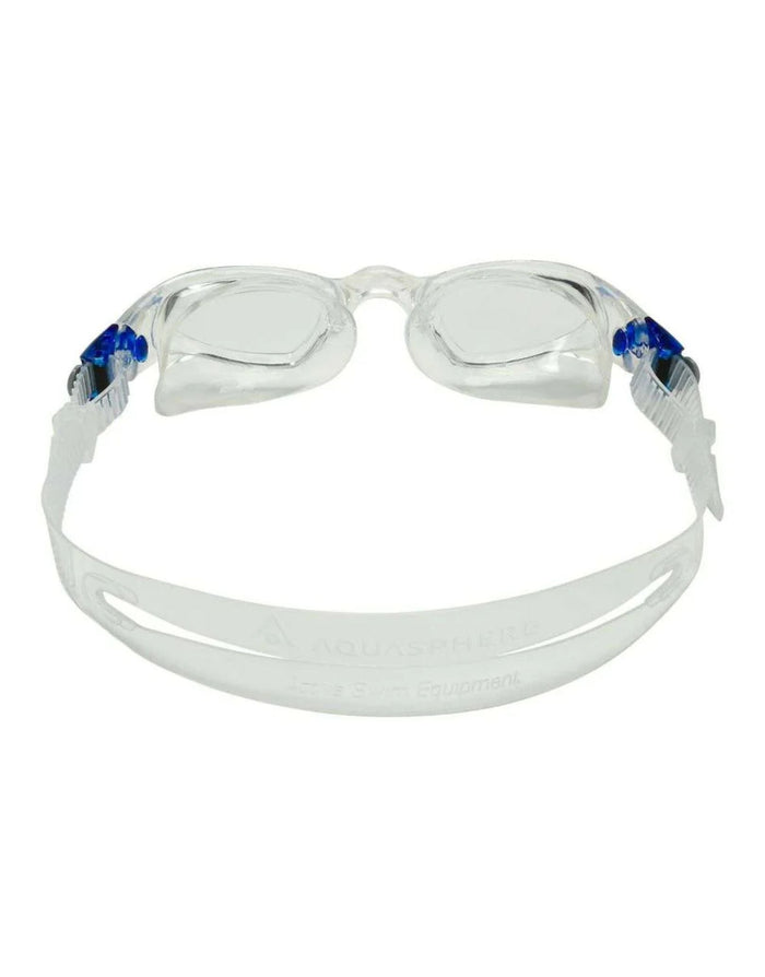 Aquasphere Mako Swim Goggles - Clear Lens - Clear/Blue - Adult Goggles