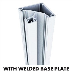 AUSTRALIS DELUXE BALUSTRADE - 90 Degrees BASE PLATED POST 1050mm - Image 5
