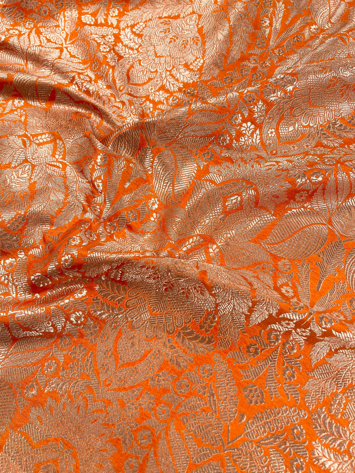 Benarasi brocade silk fabric