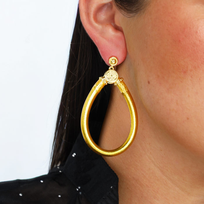 BuDhaGirl - Gold All Weather Earrings