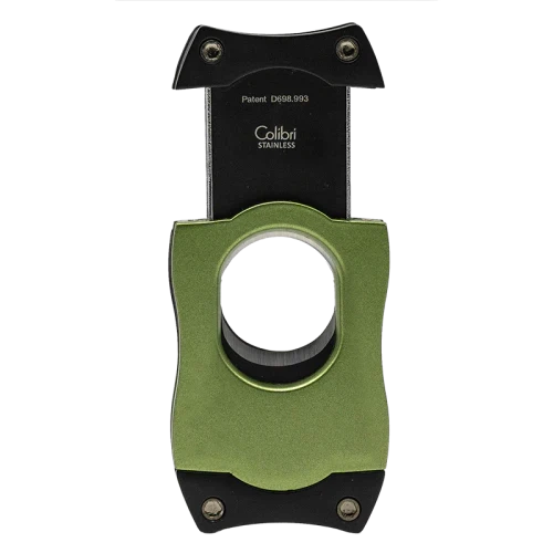 Colibri Green and Black Straight Cut Cigar Cutter - CU500T14