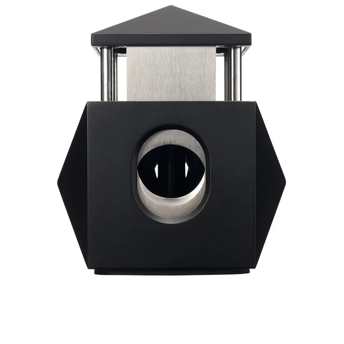 Colibri Quasar Silver Straight Cut and V-Cut Table Cigar Cutter - CU700T2