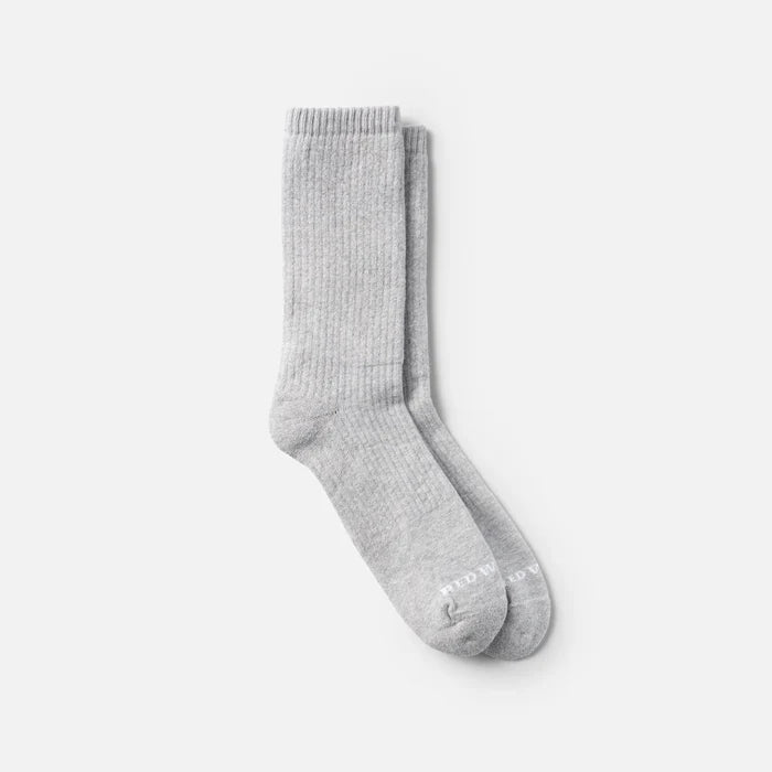 Cushion Crew Socks Grey 97671