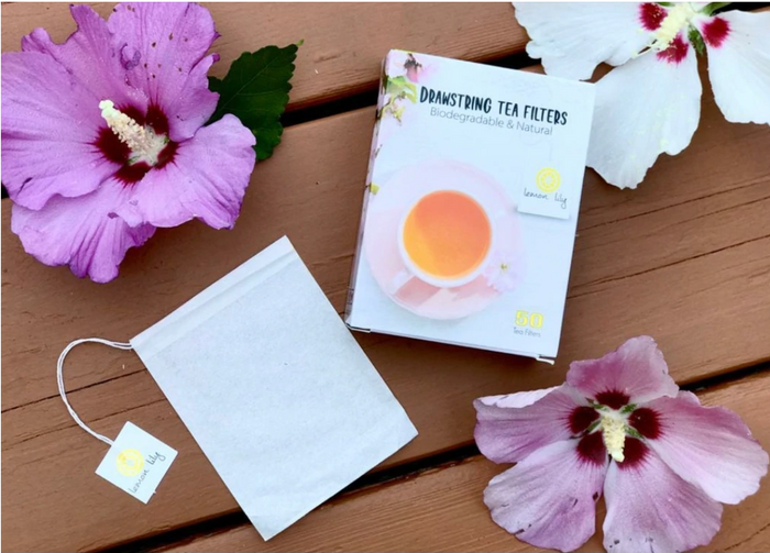Drawstring Tea Filter 50pk - Lemon Lily Organic Tea