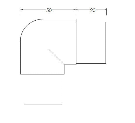 EURO OFFSET 38MM DIAMETER RADIUS JOINER - Image 2