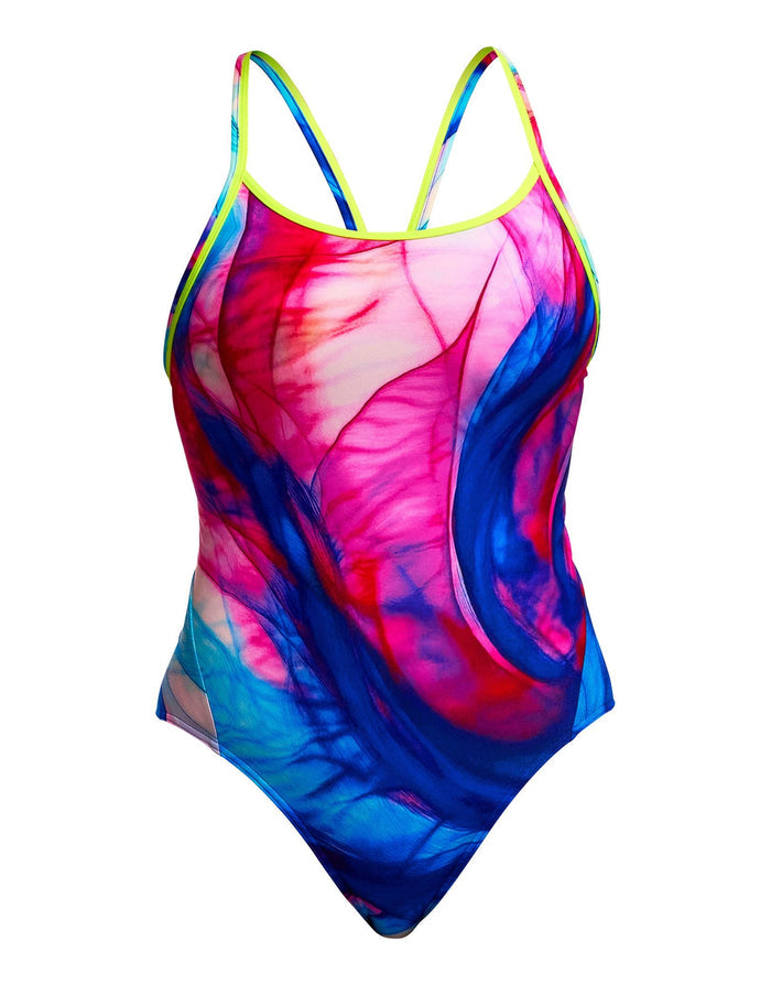 Funkita Muscle Mad Diamond Back Swimsuit - Multi
