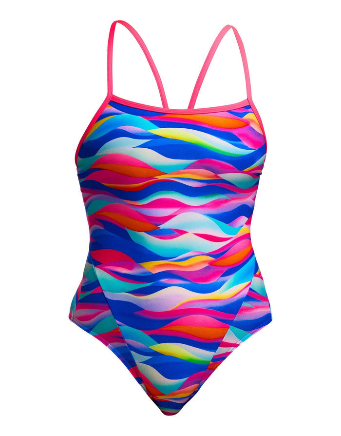 Funkita Royal Wave Single Strap Swimsuit - Multi