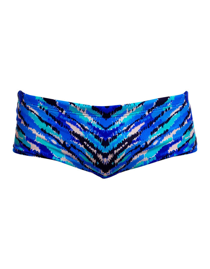 Funky Trunks Fur Seal Sidewinder Swim Trunks - Blue