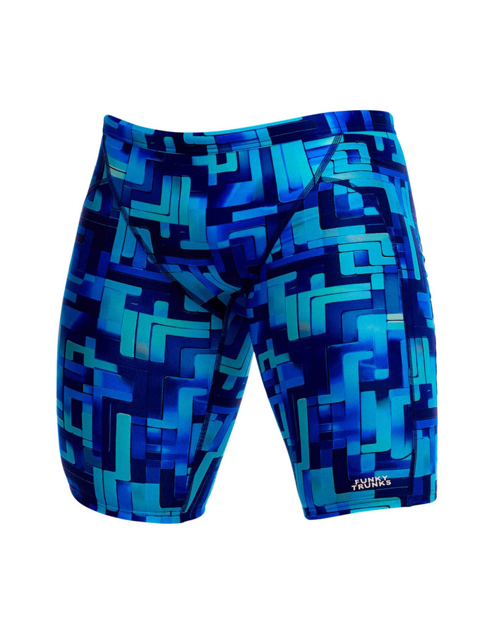 Funky Trunks You Blued Swim Training Jammers - Blue