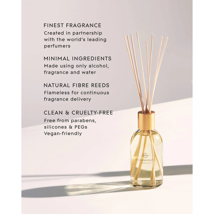Glasshouse Fragrances - The Hamptons Candle | Teak & Petitgrain - fragrance diffuser