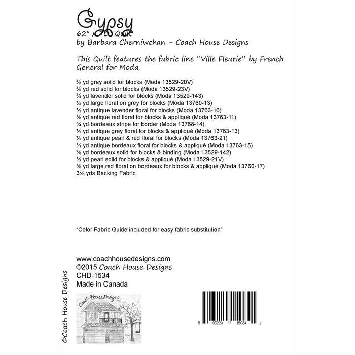 Gypsy Downloadable PDF Quilt Pattern