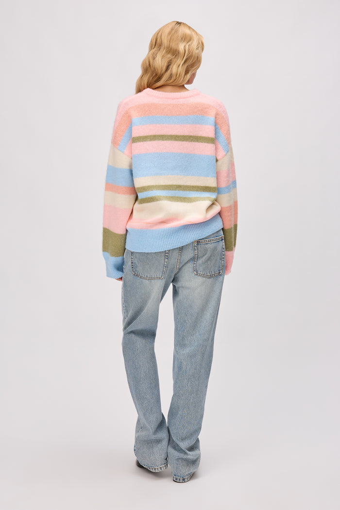 Hawley Oversized Stripe Wool Jumper