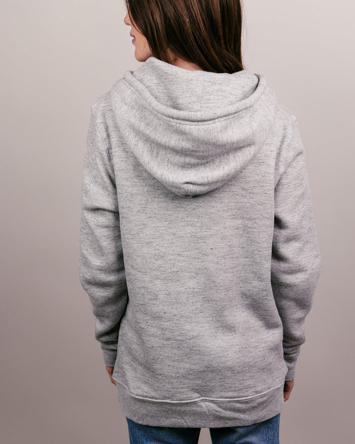 Athletic Grey K-State Wildcats Wabash Block Vintage Hoodie Sweatshirt Back