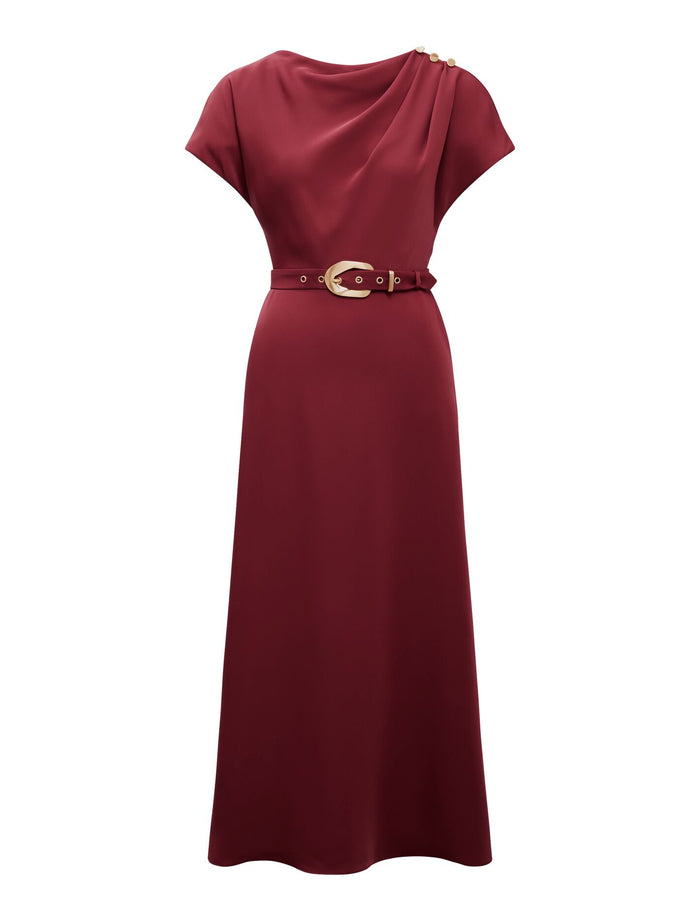 Kylee Button Neck Dress Forever New