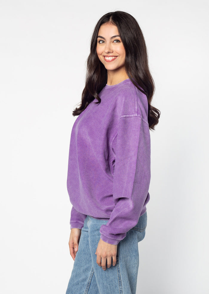 LSU Tigers Women's Classic Original Corded Crew