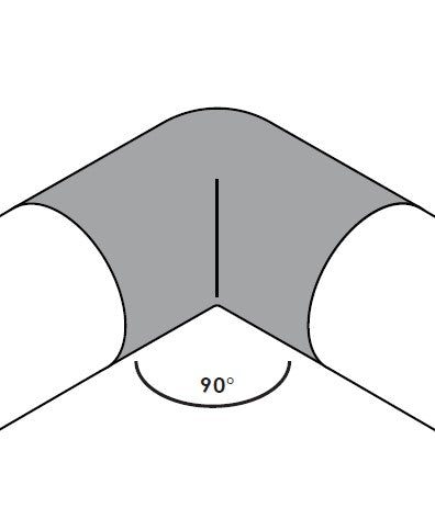 MOD 50 - ROUND RADIUS90 Degrees JOINER 316 STAINLESS STEEL - Image 3