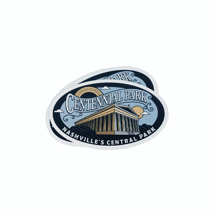 Nashville Centennial Park Parthenon Sticker