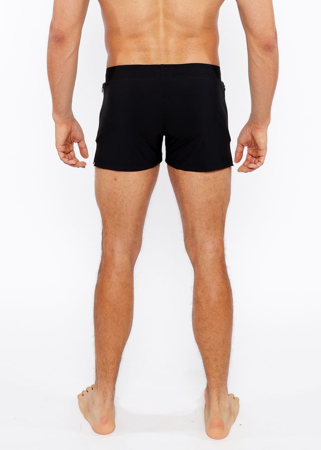 PINSTRIPE SWIM SHORT