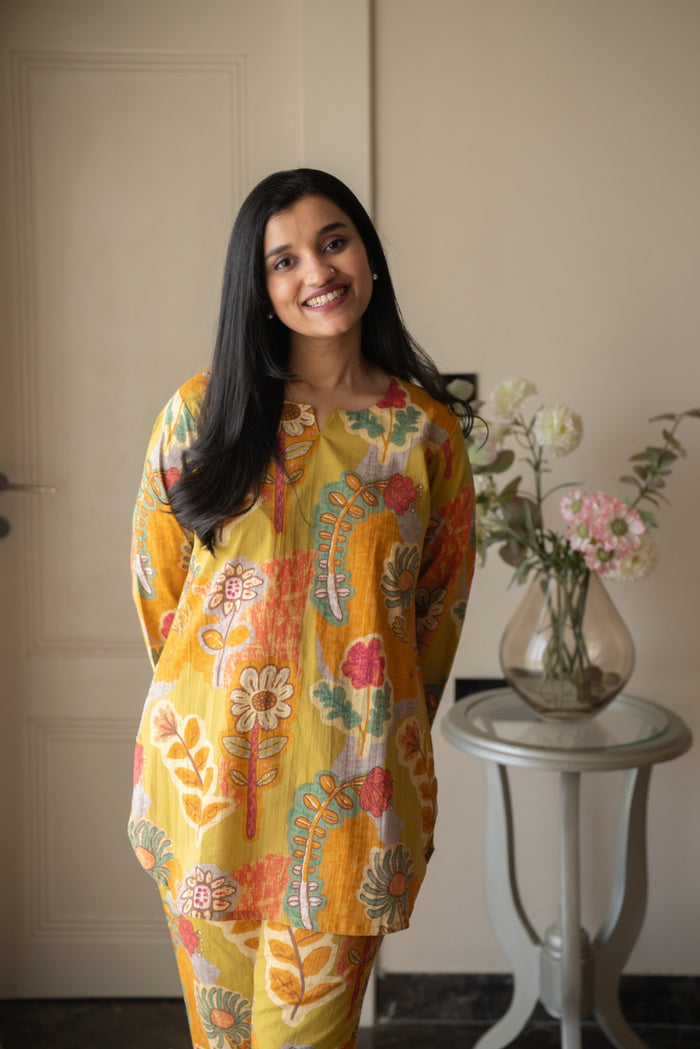 Rika Cotton Lounge Set- Colorful