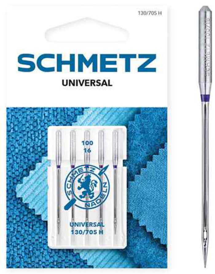 Schmetz Sewing Machine Needles - Universal - Heavy Fabric 100/16