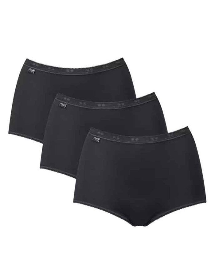 Sloggi Maxi Brief - Black - The Classic Boutique