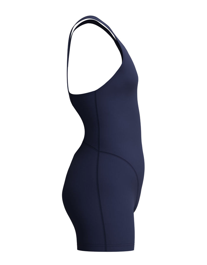 Speedo Girls Essential Endurance Plus Legsuit - Navy