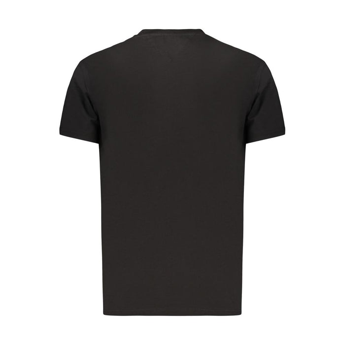 Tommy Hilfiger Black Cotton Mens T-Shirt