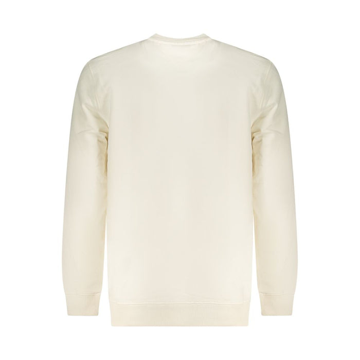 Tommy Hilfiger White Cotton Men Sweatshirt