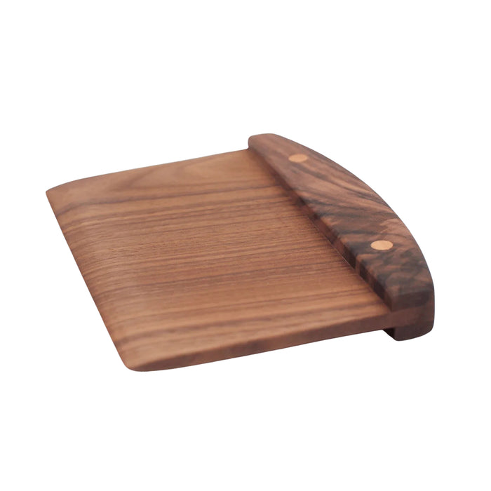 Walnut Wood Bench Scraper - Wooden Kitchen Tool