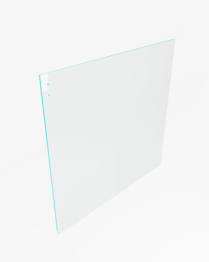 12mm pool fence hinge panel, 1350 x 1000mm Hinge panel to suit Master Range hardware and channel glazing - Image 1
