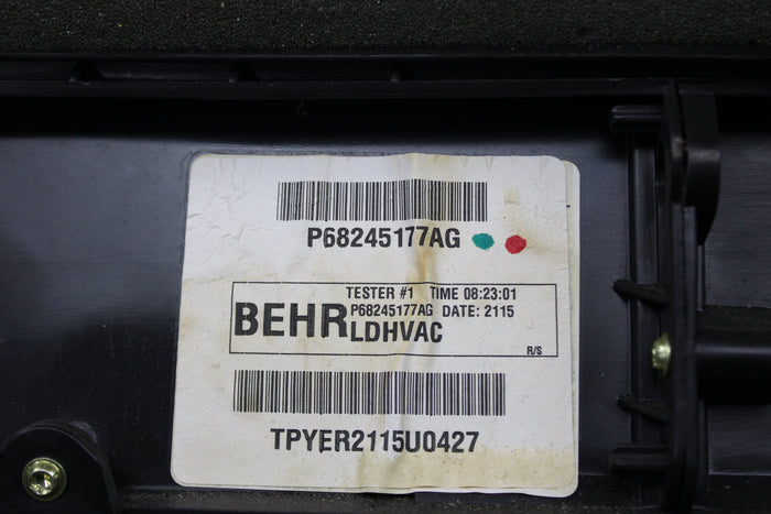 14-23 Dodge Charger Challenger 300 Dual Zone HVAC Climate Control Heater Core