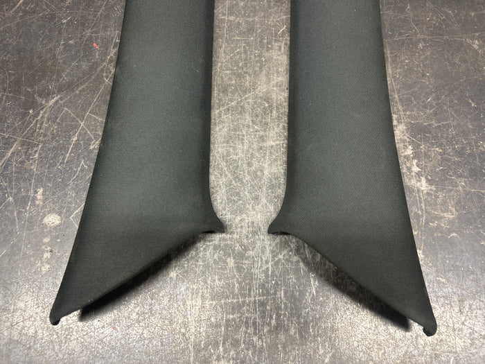 15-23 DODGE CHALLENGER OEM A PILLAR SET TRIM MOLDING PANEL COVERS LEFT & RIGHT