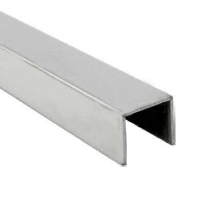 18x16.5mm Summit capping rail SS316L - 3000mm long - Image 1