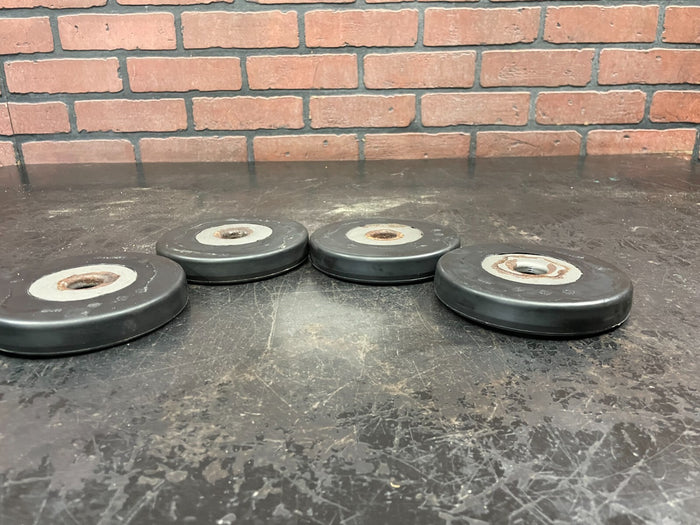 2015-2022 JEEP GRAND CHEROKEE FRONT SUBFRAME CROSSMEMBER COVER CAPS OEM SET OF 4