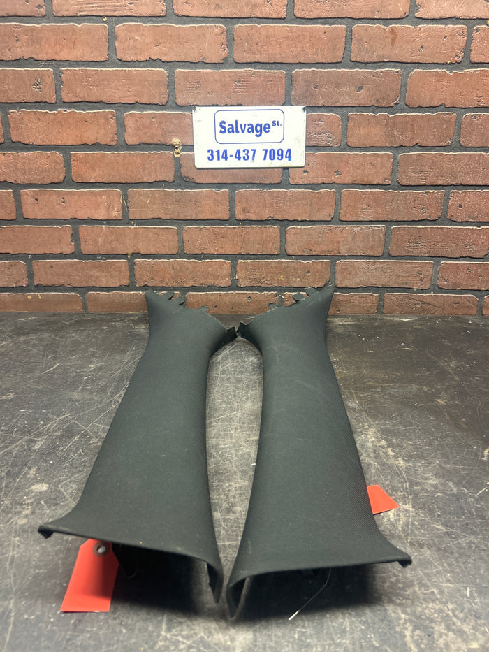 2015-2023 Dodge Charger Black A Pillar Trim Set OEM 5LN24DX9AF