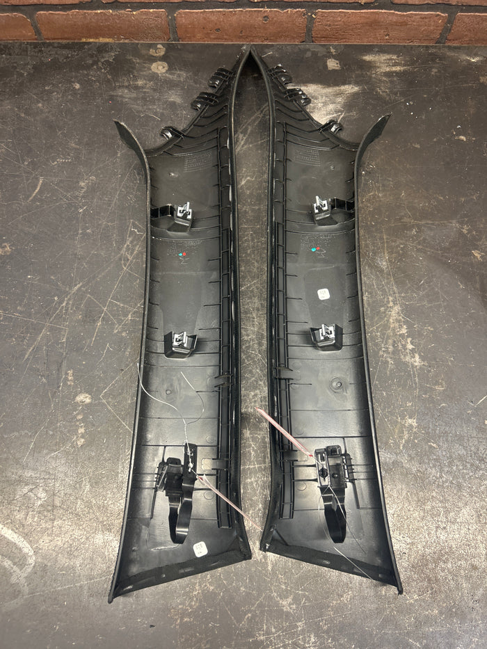 2015-2023 Dodge Charger Black A Pillar Trim Set OEM 5LN24DX9AF