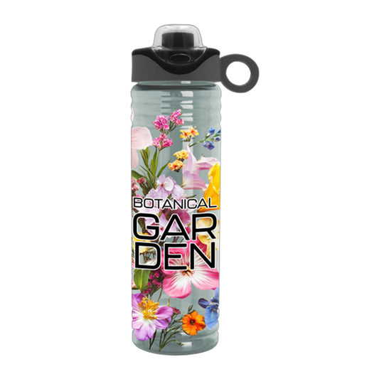 24 oz. Slim Fit UpCycle RPET Bottles with Drink-Thru Snap On Silicone Loop Handle Lid Digital