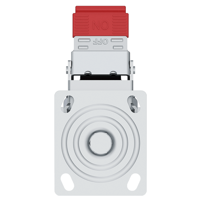 4 x 2-inch Polyurethane Swivel Caster with Full Brake