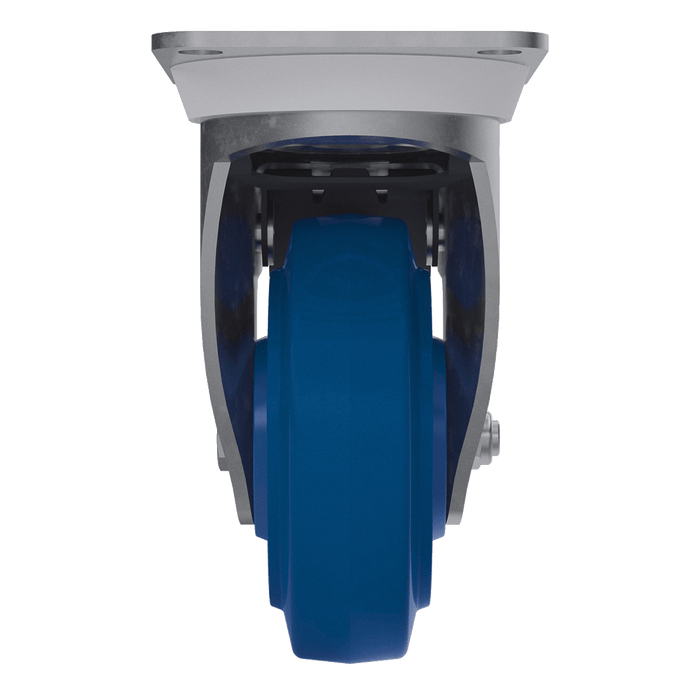 4in TCH Blue Swivel Caster with Brake