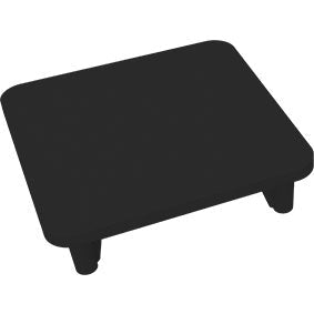 65x65mm post flat top plate POWDER COATED ALUMINIUM - Image 1