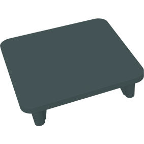 65x65mm post flat top plate POWDER COATED ALUMINIUM - Image 2