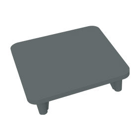 65x65mm post flat top plate POWDER COATED ALUMINIUM - Image 7