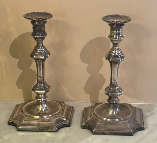 Vintage Silver Candlesticks (Pair)