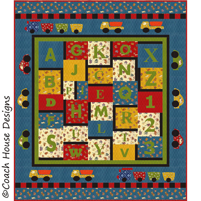 Alphabet Soup Downloadable PDF Quilt Pattern