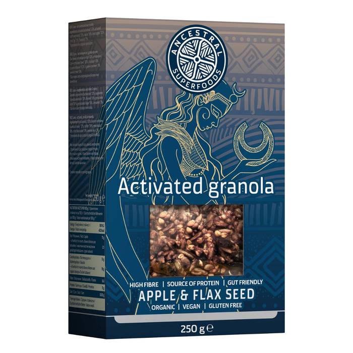 Ancestral Superfoods Activated Granola Apple & Flax Seed 250g