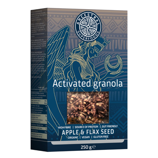 Ancestral Superfoods Activated Granola Apple & Flax Seed 250g